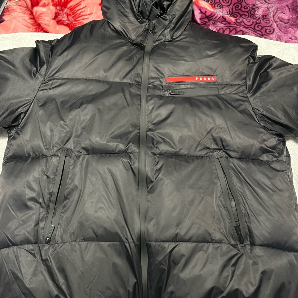 Prada Black Puffer Jacket for Men